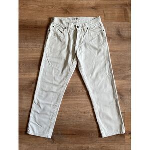 TODD SNYDER White Slim Fit 100% Cotton Denim Jeans Pants  Mens Size 28